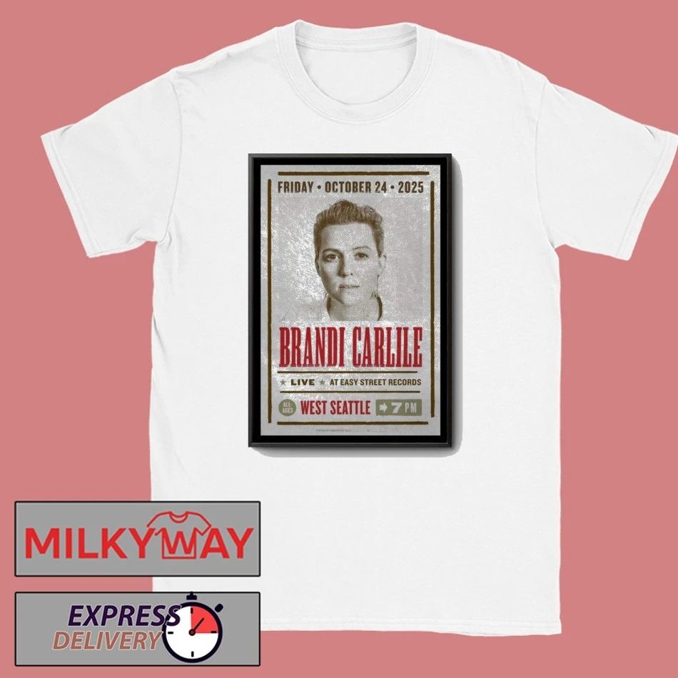 Carlile October 24 2025 West Seattle Poster shirt