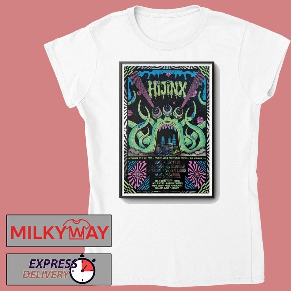 HIJINX Philadelphia Poster 12.28.2025 shirt
