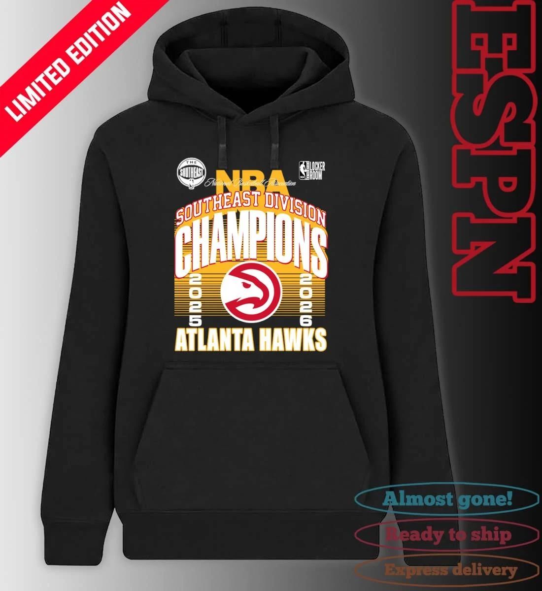 Atlanta Hawks Basketball NBA Southeast Division Champions 2026 T-Shirt