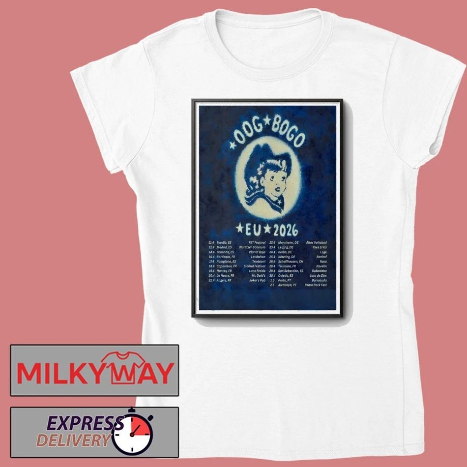 Oog Bogo EU 2026 Tour Poster shirt