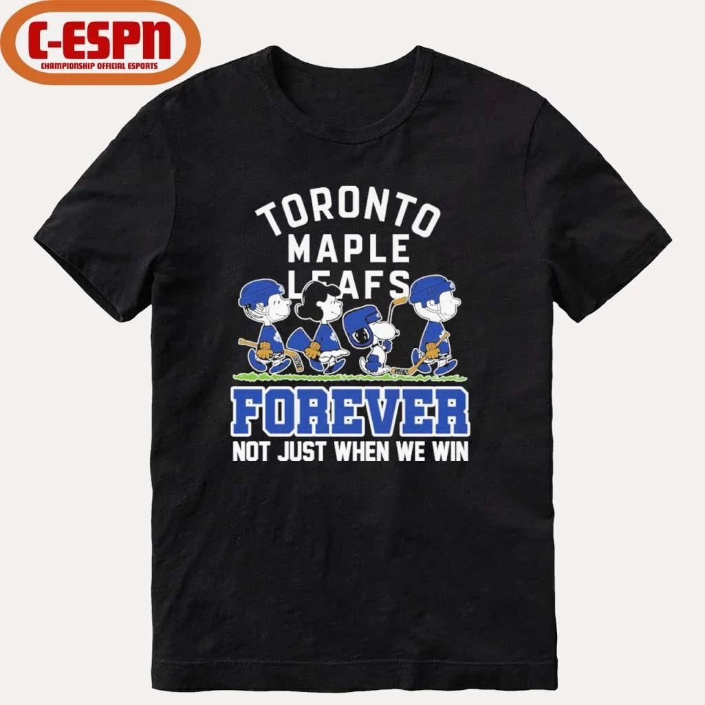 The Peanuts Characters Forever X Toronto Maple Leafs Shirt
