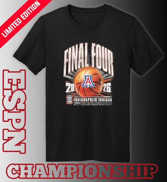 Arizona Wildcats 2026 NCAA Men’s Basketball Tournament March Madness Final Four Vintage T-Shirt