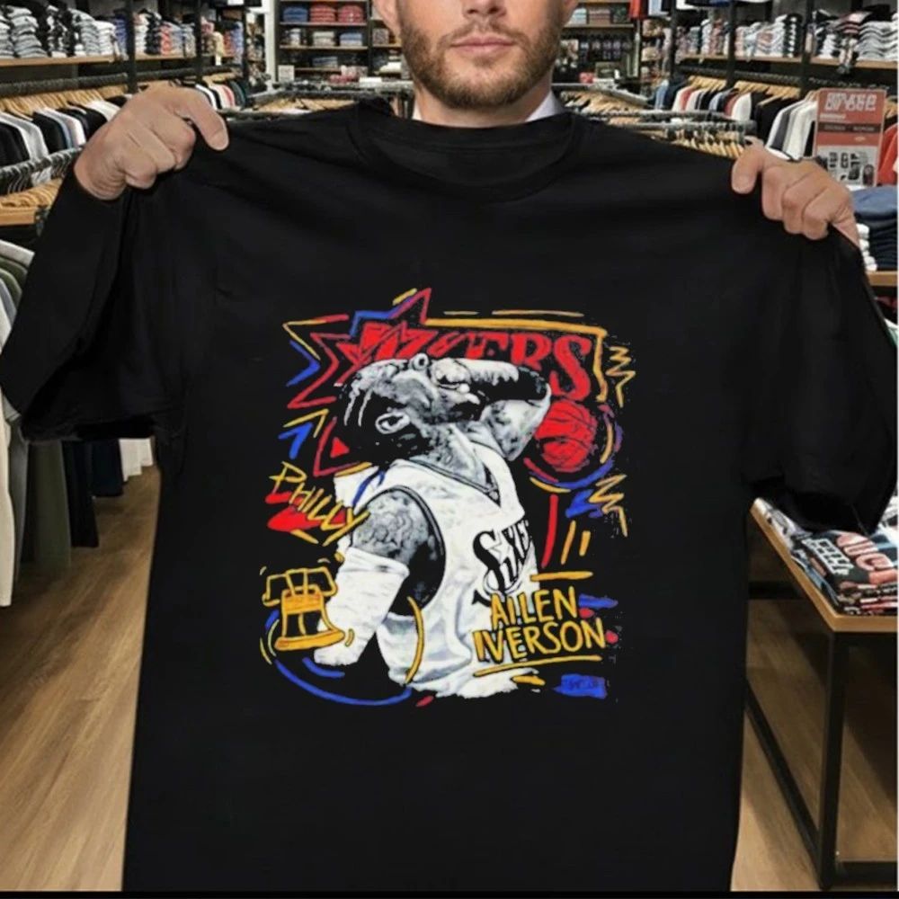 Philadelphia 76ers VJ Edgecombe X Allen Iverson T-Shirt