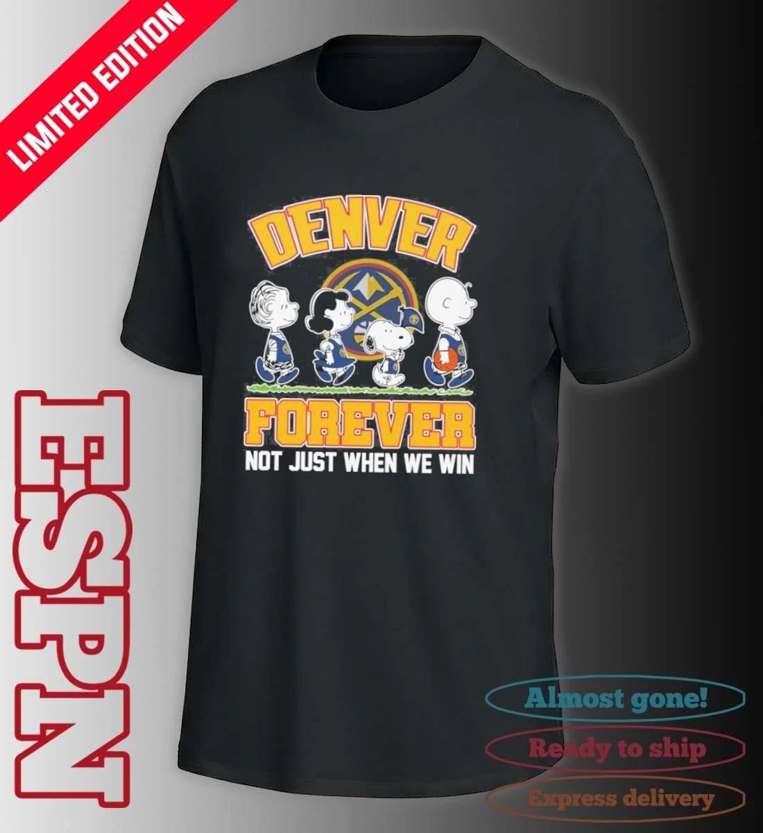 Forever The Peanuts Character X Denver Nuggets Shirt