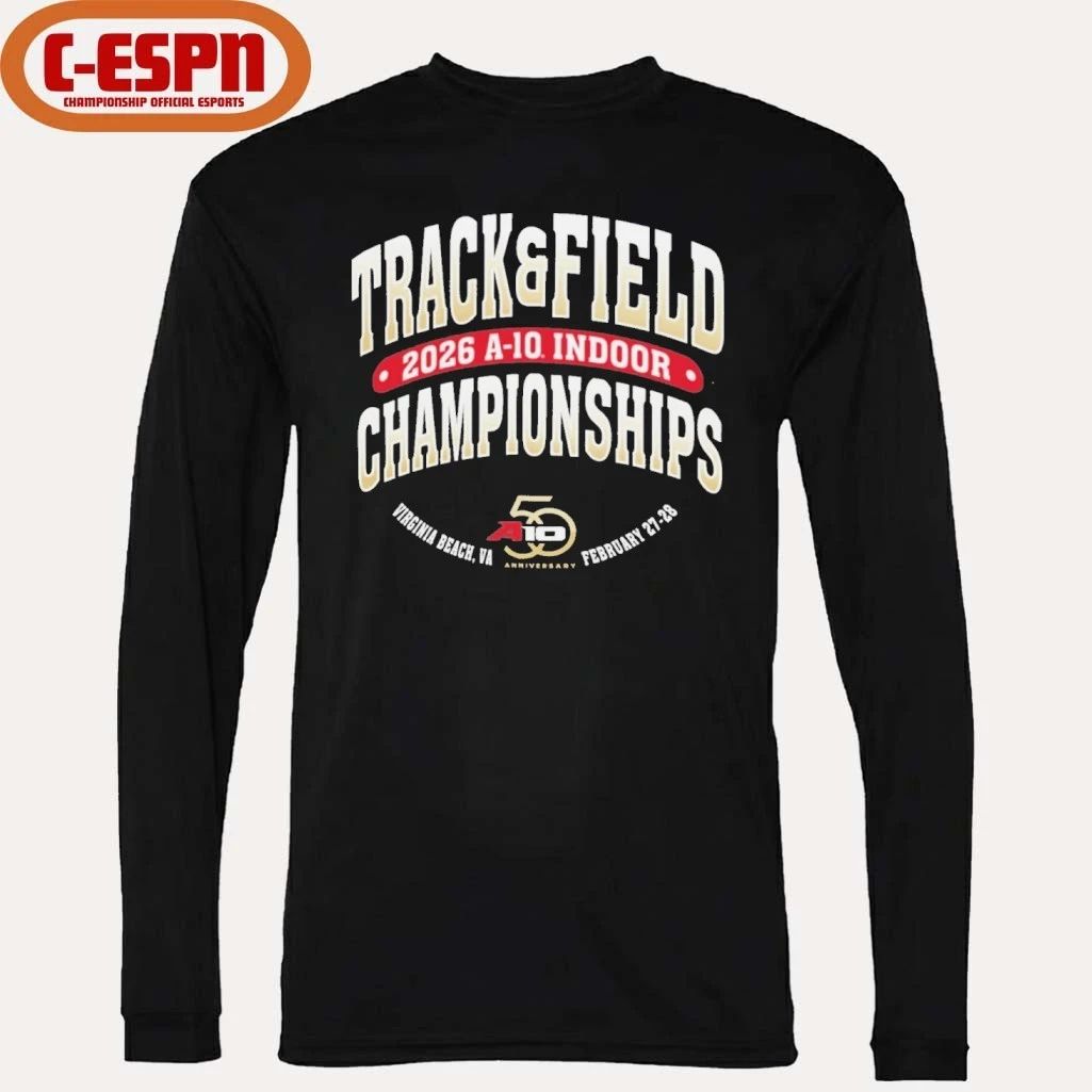 Virginia Beach, VA 2026 A-10 Indoor Track & Field Championship T-Shirt