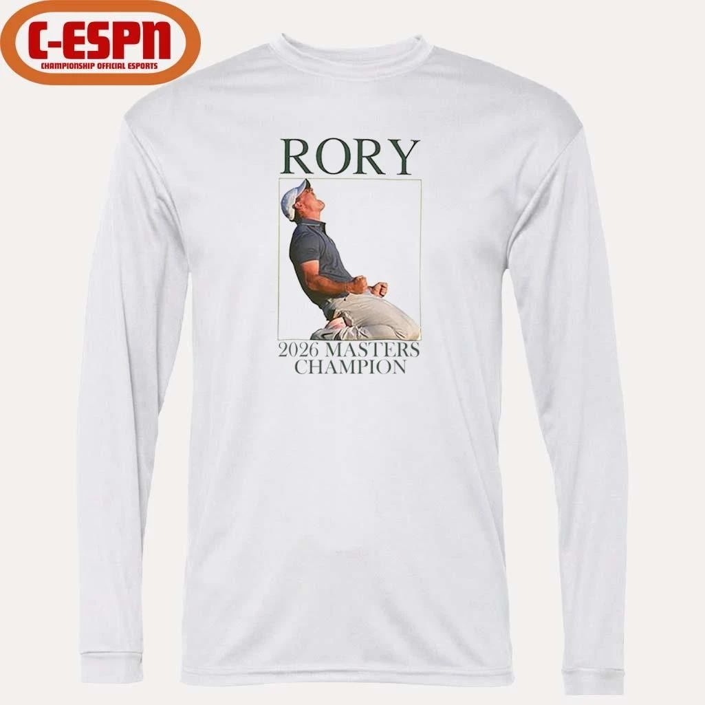 Rory McIlroy 2026 Masters Champion Golf Shirt