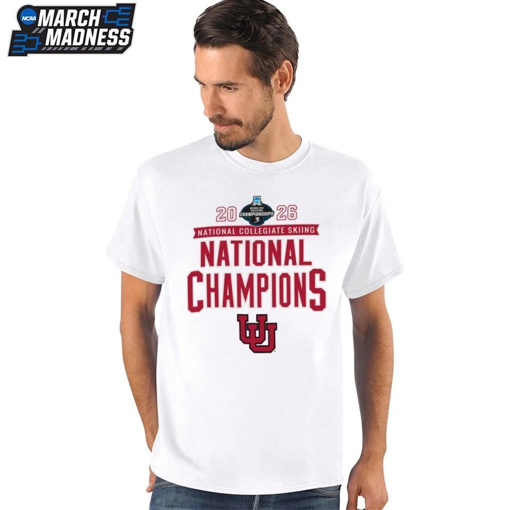 Utah Utes 2026 NCAA Skiing National Champions T-Shirt