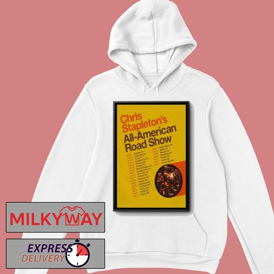 Chris Stapleton All American Road Show 26 Poster shirt