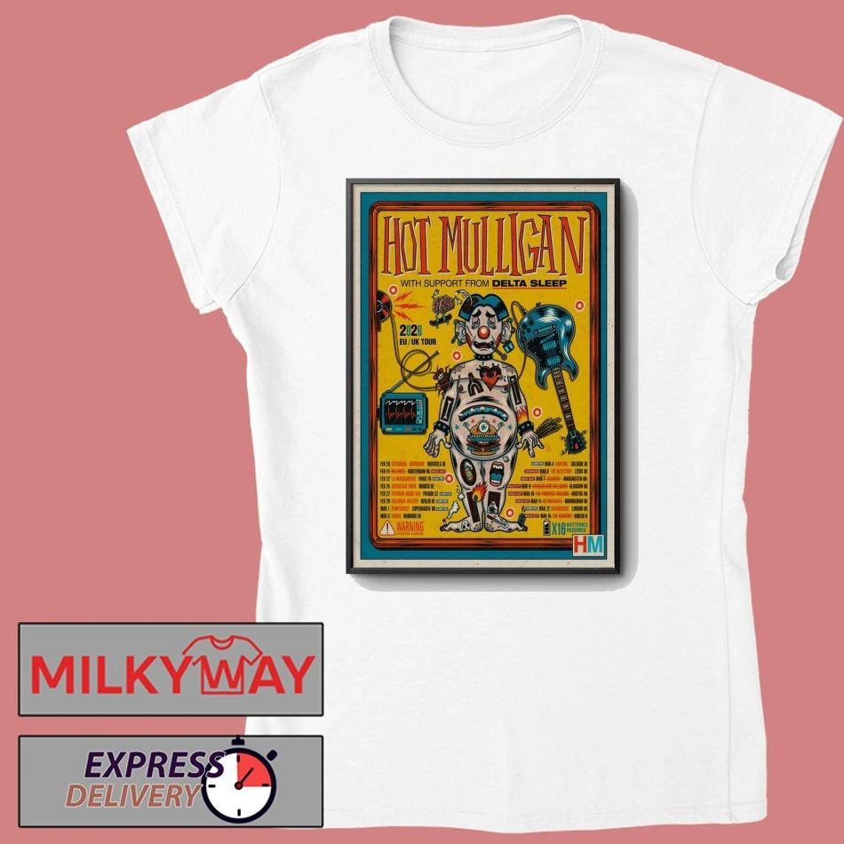 Mulligan With Delta Sleep 2026 Europe-UK Tour Poster shirt