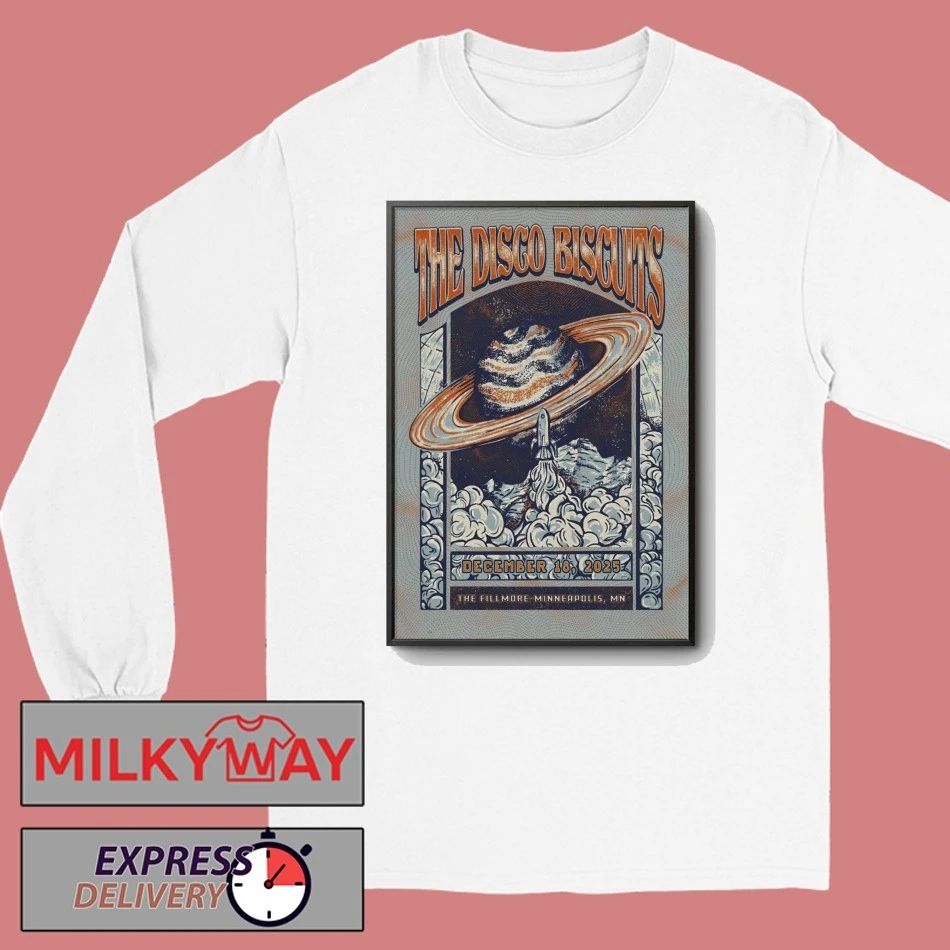 The Disco Biscuits The Fillmore Minneapolis, MN 12.18.2025 Poster shirt