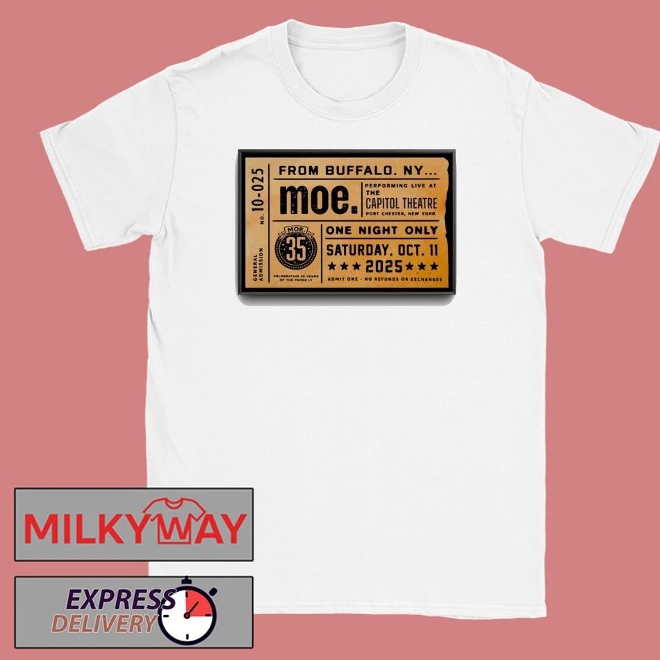 Moe Port Chester New York Oct 11 2025 Poster Tour shirt