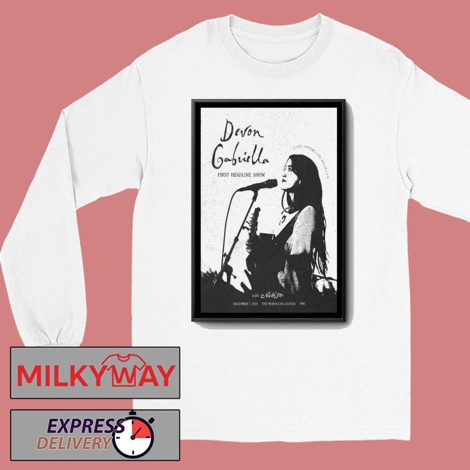 Devon Gabriella The Moroccan Lounge Los Angeles Poster shirt