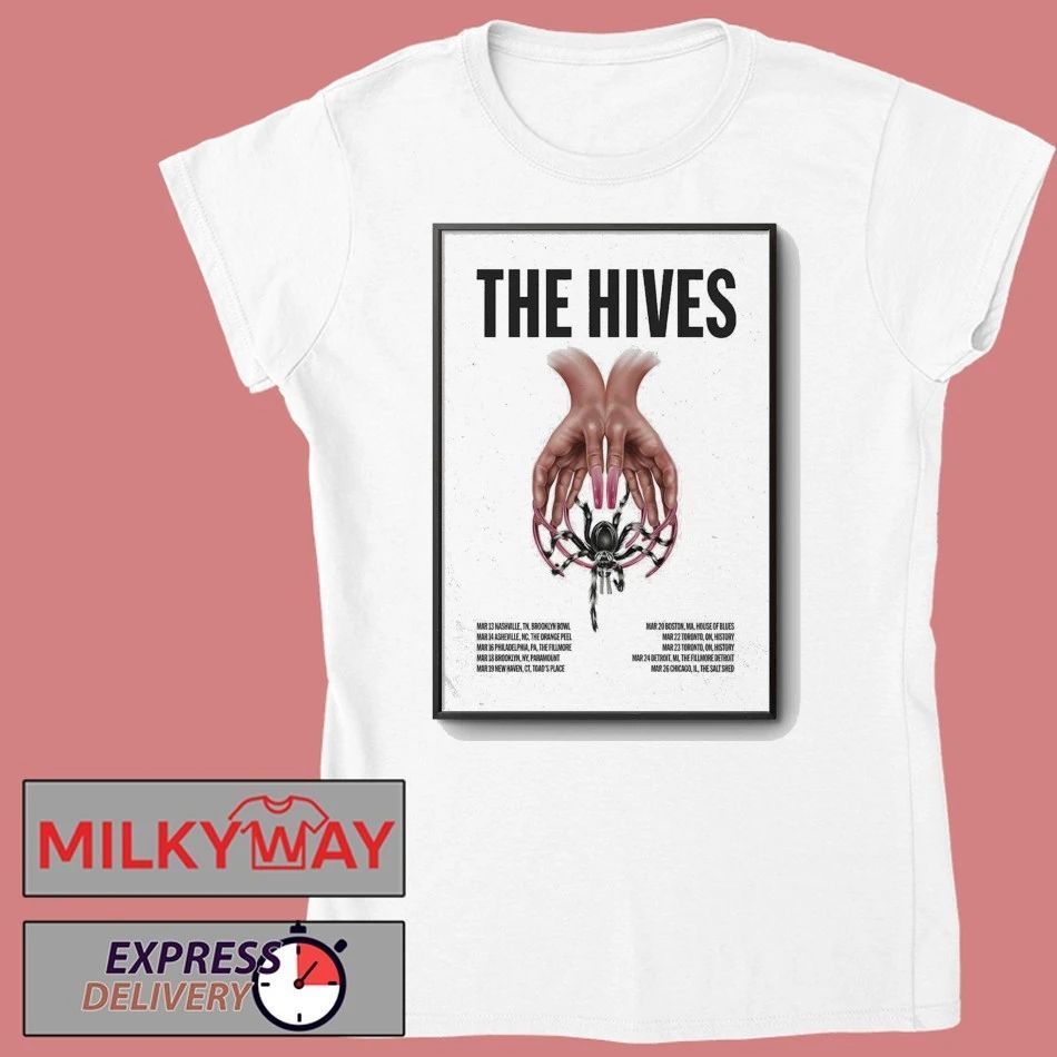 The Hives Chicago Tour 2026 Poster shirt