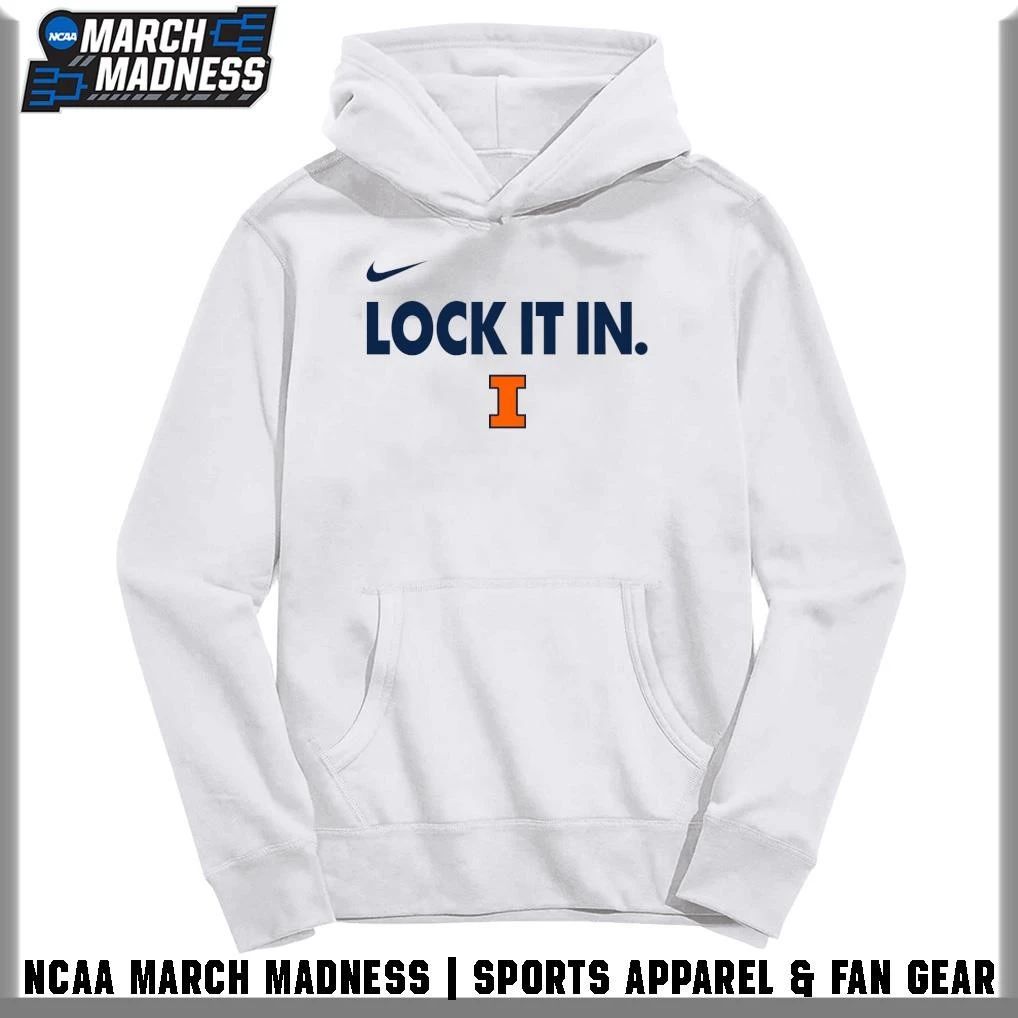 Illinois Fighting Illini Men’s Basketball Lock It In 2026 T-Shirt