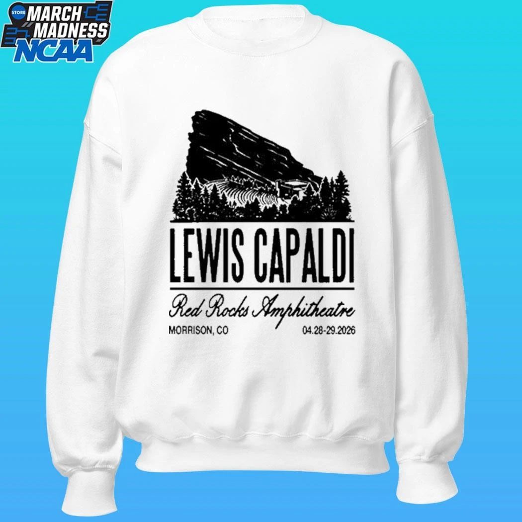 Lewis Capaldi Apr 28-29 2026 Red Rocks Shirt