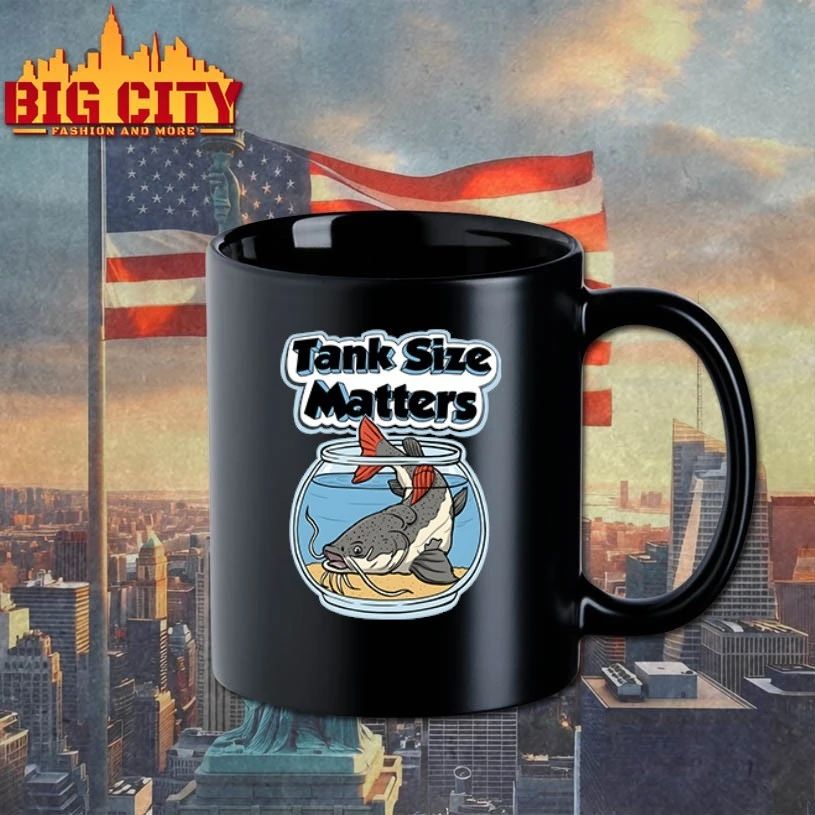 Redtail Catfish Tank Size Matters T-shirt