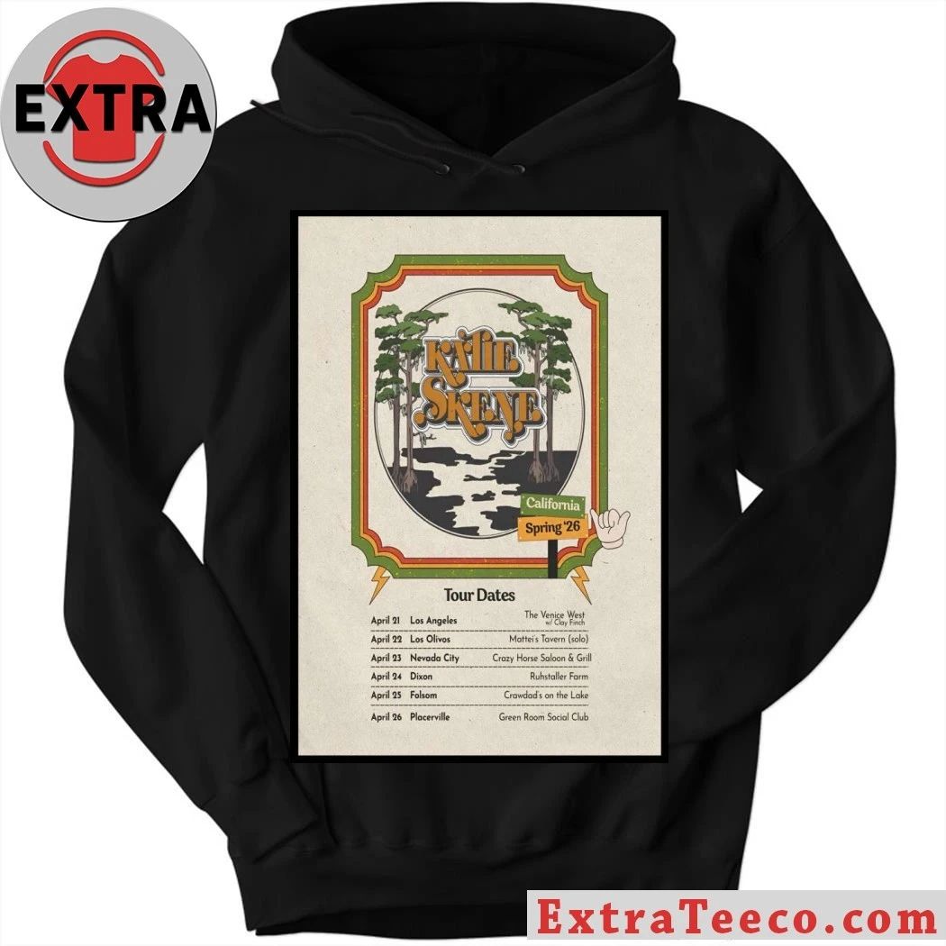 Kalie Skene Spring California 2026 Tour Poster Shirt