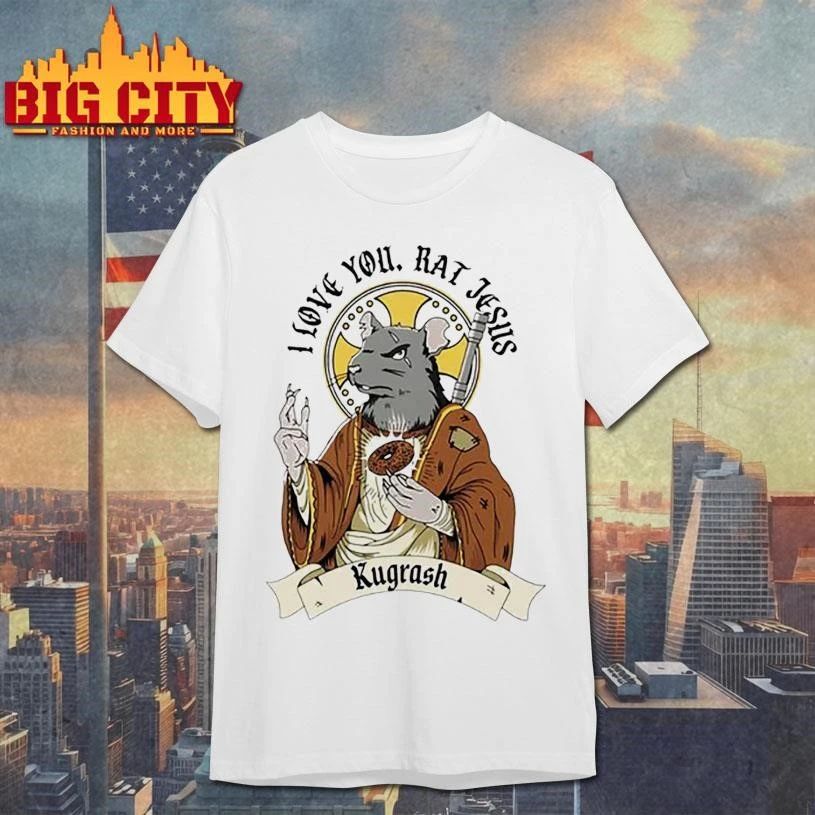 Dropout Rat Jesus Funny Graphic Shirt