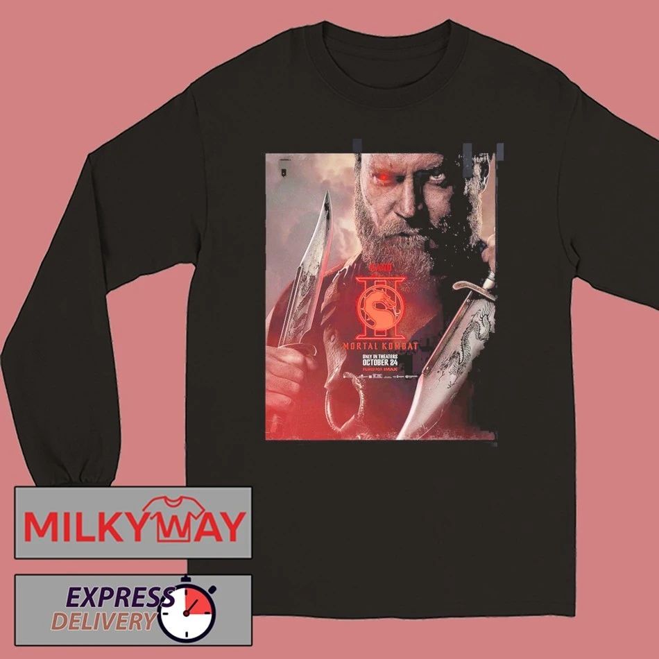 Mortal Kombat II Movie Exclusive Kano Character Poster T-Shirt