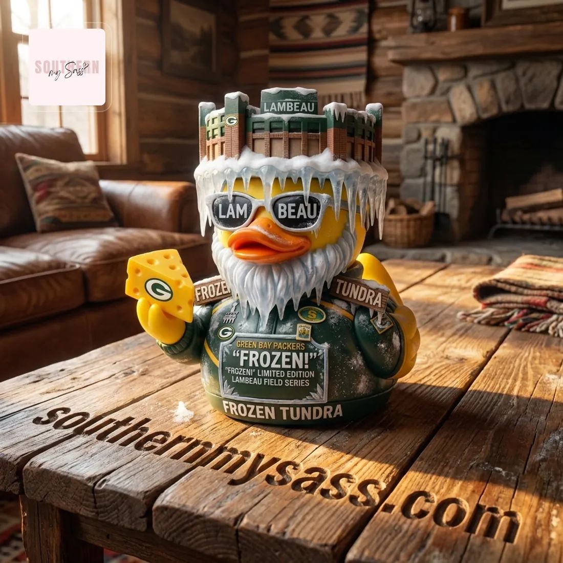 Green Bay Packers Lambeau Field Frozen Tundra Rubber Duck