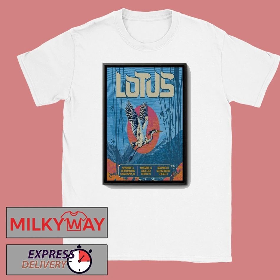 Lotus Nov 15 2025 Chicago IL Poster shirt