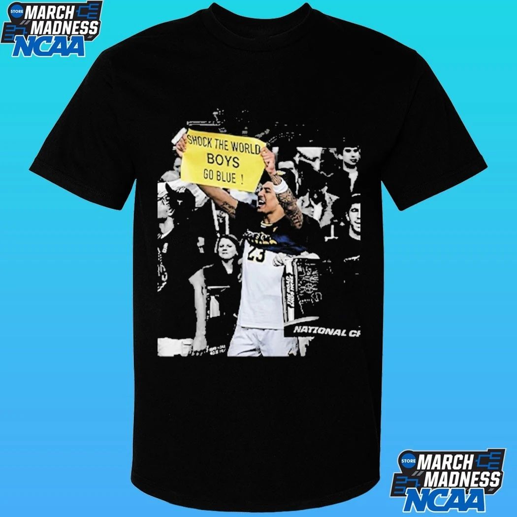 Shock The World Boys Go Blue Michigan Wolverines Shirt