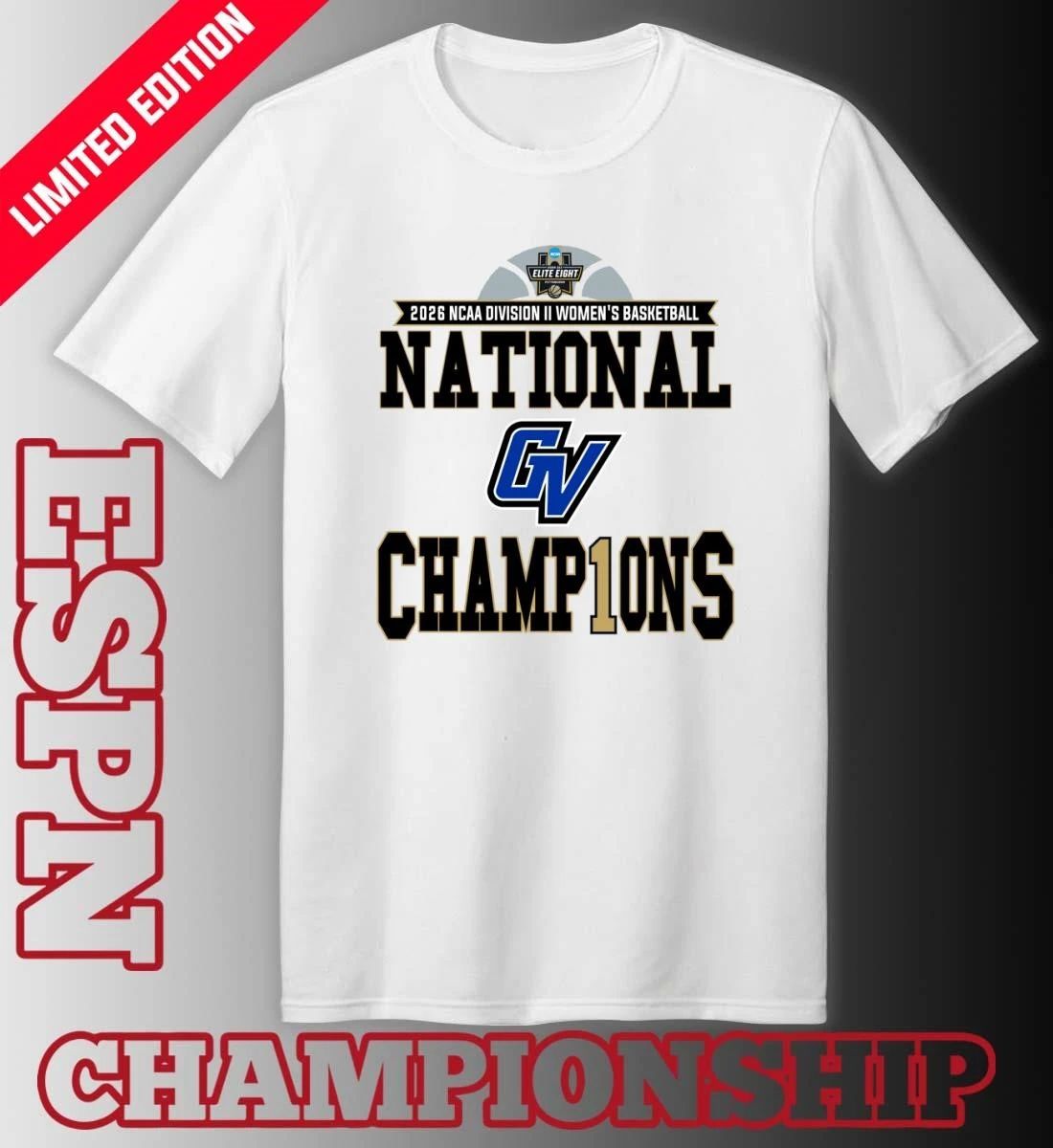 GVSU Women’s Basketball 2026 NCAA DII National Champions T-Shirt