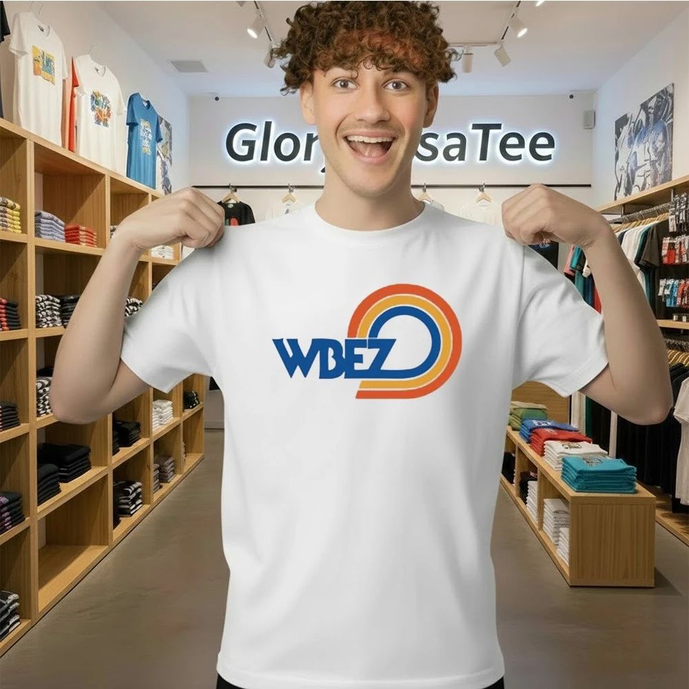 WBEZ Vintage Logo Ivory Heavyweight Shirt