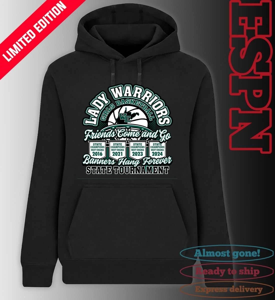 Lady Warriors State Tournament Shirt