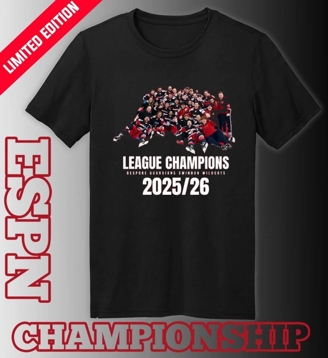 Bespoke Guardians Swindon Wildcats League Champions 2026 Shirt