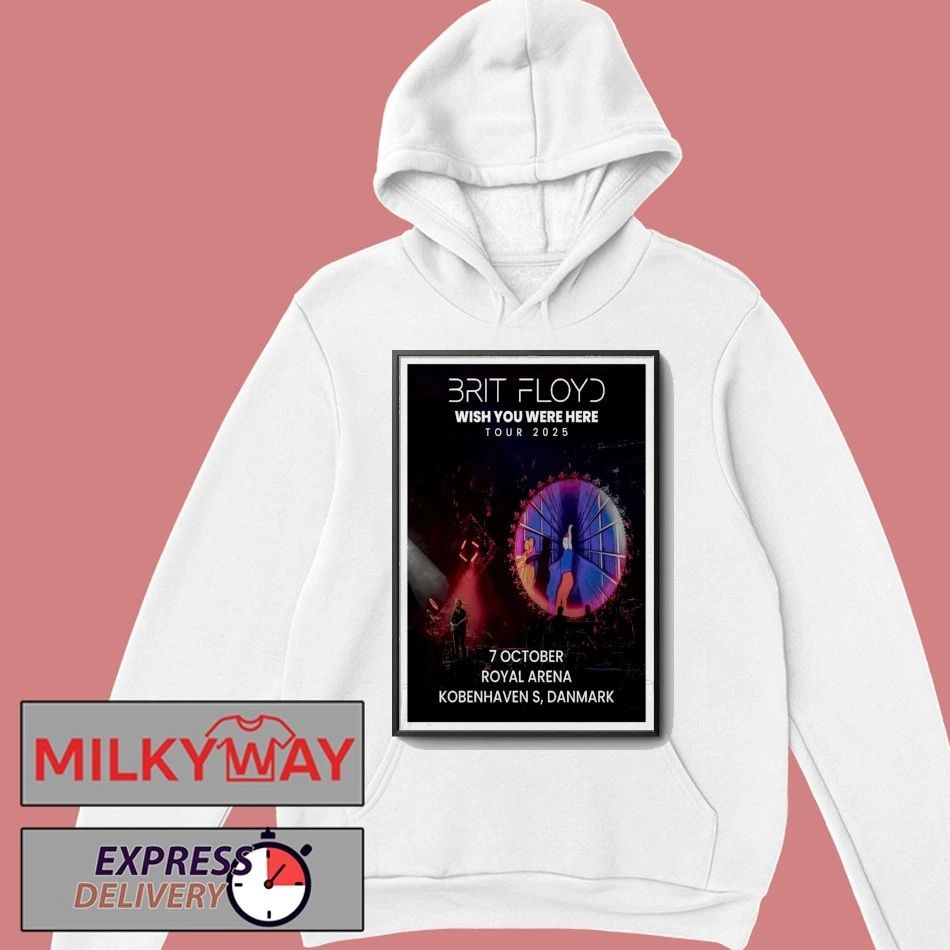 Brit Floyd Oct 7 2025 Royal Arena Kobenhavn Danmark Poster shirt