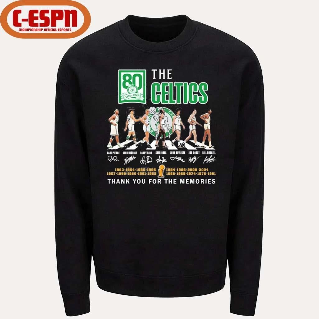 The Boston Celtics Greatness Abbey Road Legends Shirt
