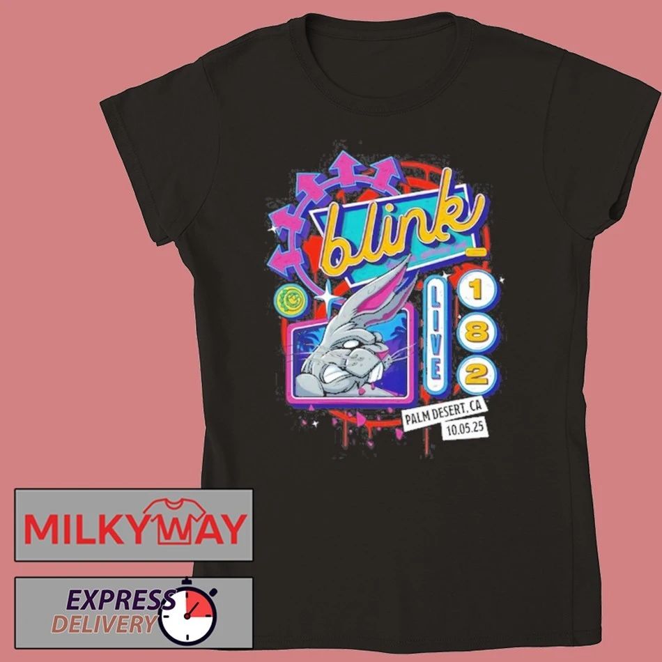 Blink-182 Oct 10 2025 Palm Desert, CA Event Shirt