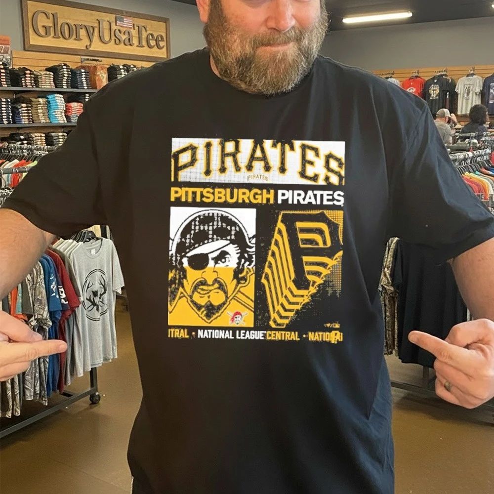 Pittsburgh Pirates Profile Big & Tall Two-Sided Graphic T-Shirt