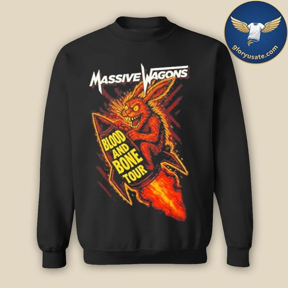 Massive Wagons Blood & Bone European Tour-Shirt