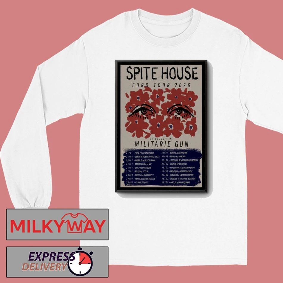 Spite House 2026 European Shows Poster shirt