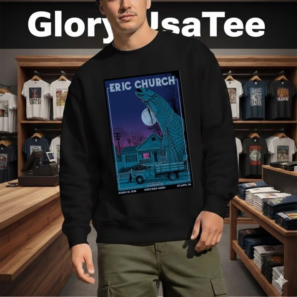 Eric Church March 20 2026 Atlanta, GA Poster Shirt