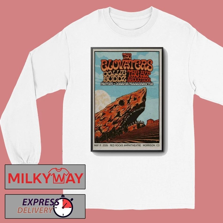 Poster The Elovaters Red Rocks 2026 shirt