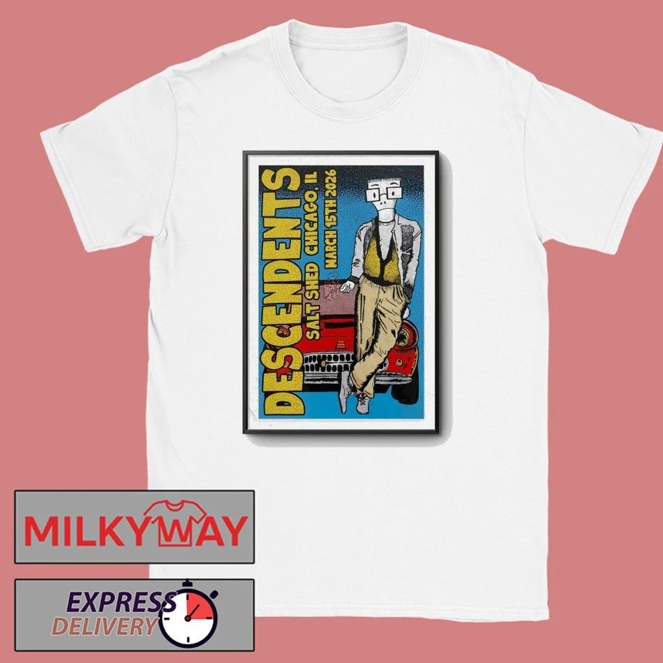 Descendents Chicago IL On Mar 15 2026 Tour Poster shirt