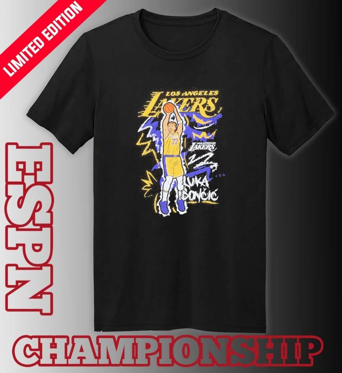 Luka Dončić Los Angeles Lakers Chalked Up Dunk T-Shirt
