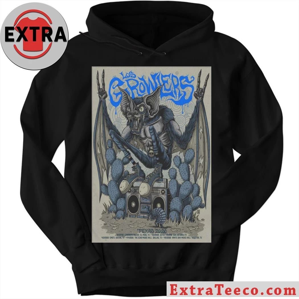Los Growlers Texas 2026 Tour Poster Shirt