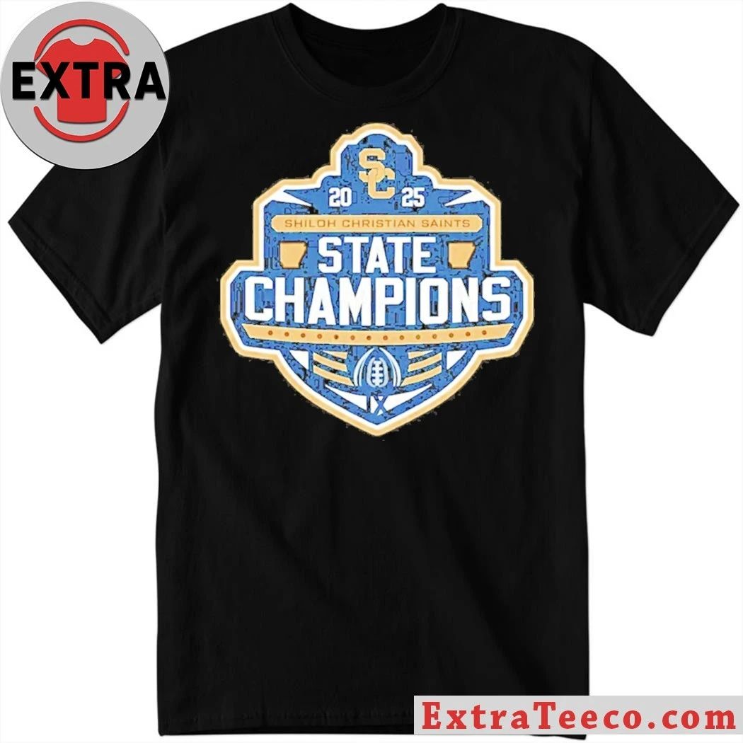 Original Celebrating the Shiloh Christian Saints’ state championship victory Shirt