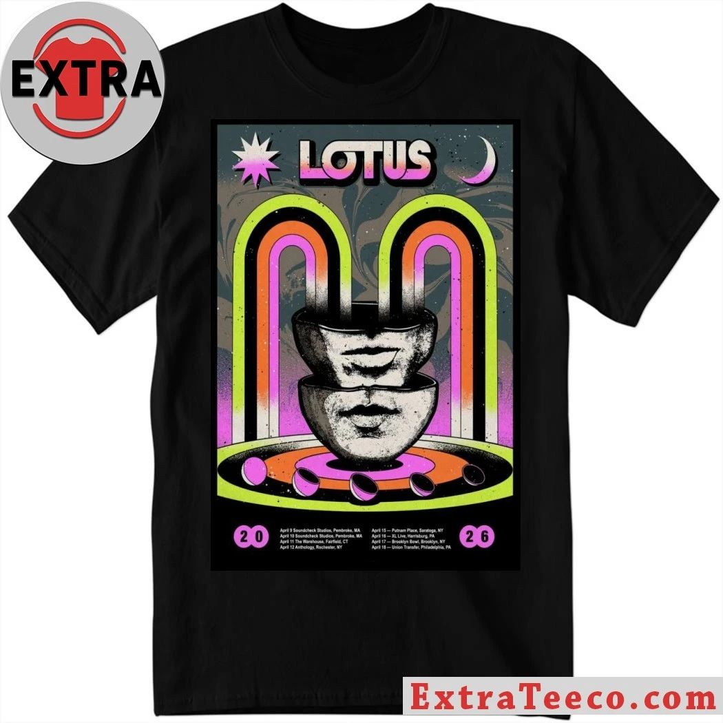 Lotus April 2026 Tour Poster Shirt