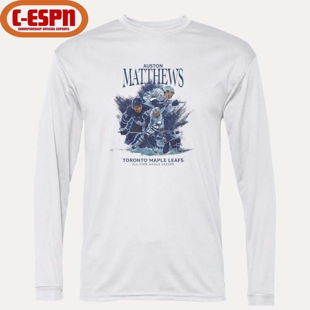 Auston Matthews Toronto Maple Leafs All-Time Goals Leader T-Shirt
