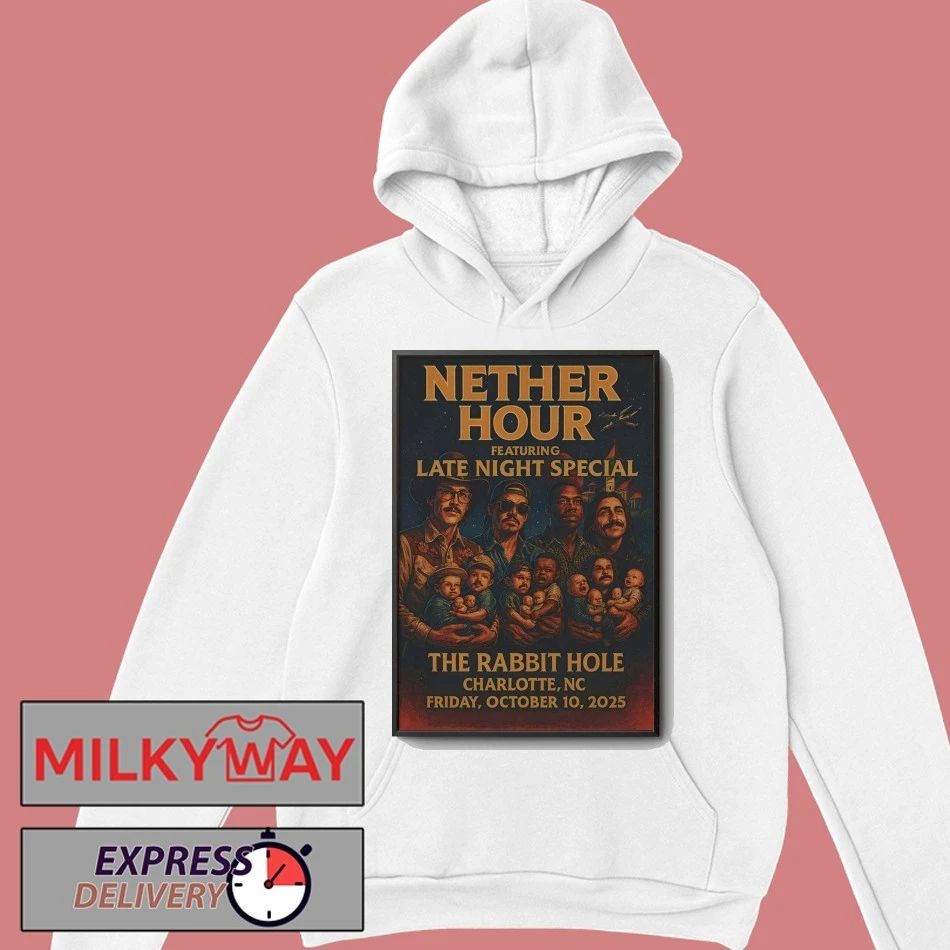 Nether Hour Charlotte, NC October 10 2025 Poster shirt