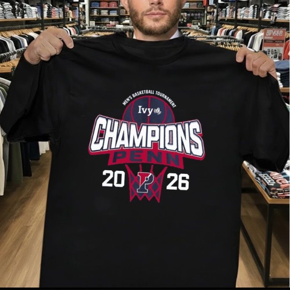 Pennsylvania Quakers 2026 Ivy League Men’s Basketball Tournament Champions T-Shirt