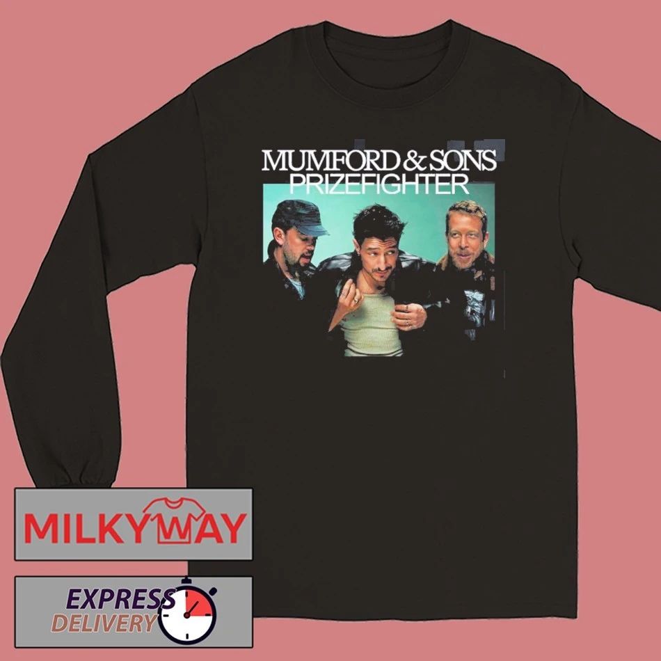 Mumford And Sons Prizefighter North America Tour 2026 City Dates Two Sided T-Shirt
