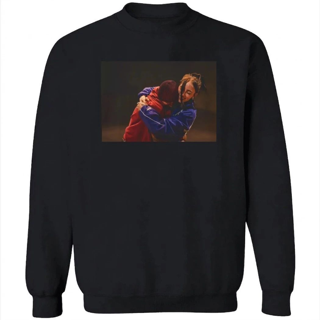 Billie Eilish Justin Bieber Huge Shirt