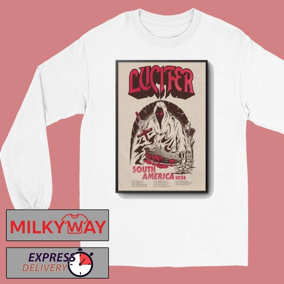 Lucifer The Band South America 2026 Poster shirt