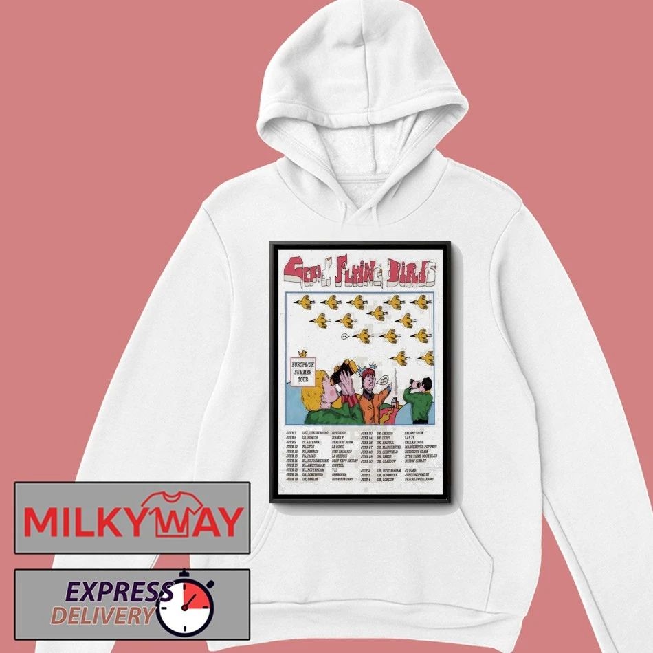 Good Flying Birds 2026 Europe UK Summer Shows Poster shirt